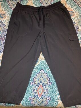 RBX  Dark Gray Cargo Capri